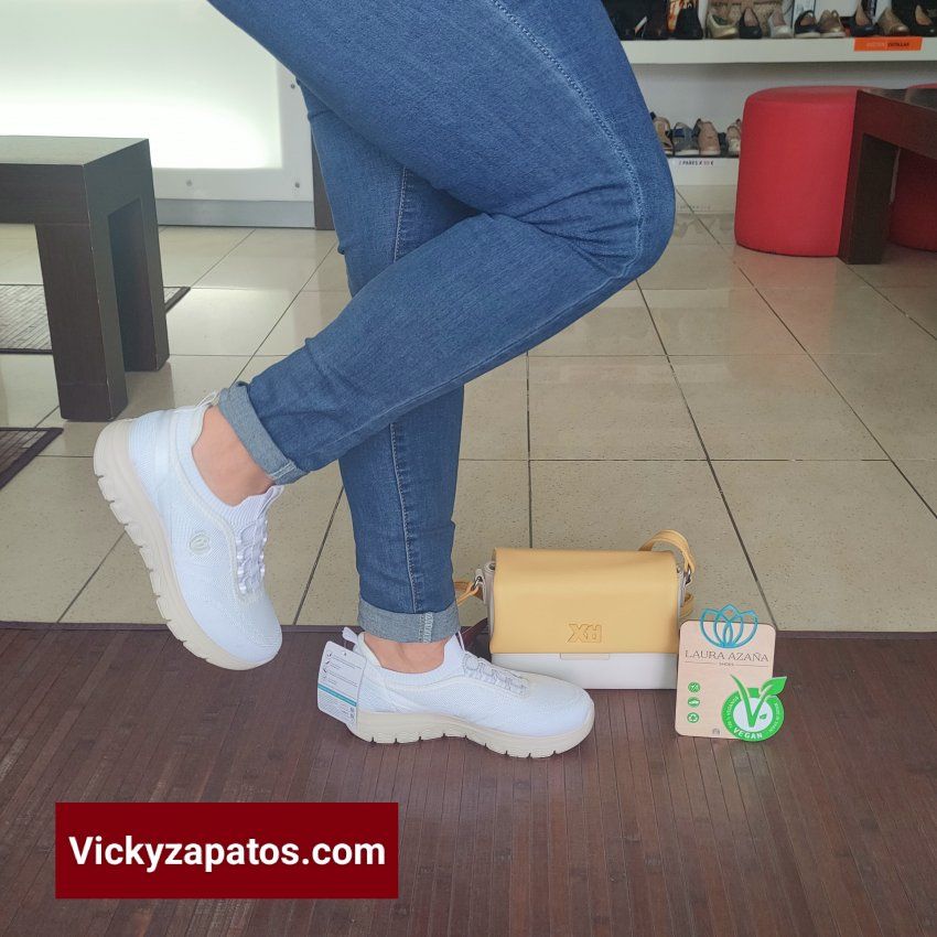 Deportiva Casual Elástica de Calcetín LAURA AZAÑA 24518 Con Memory Foam En Coslada