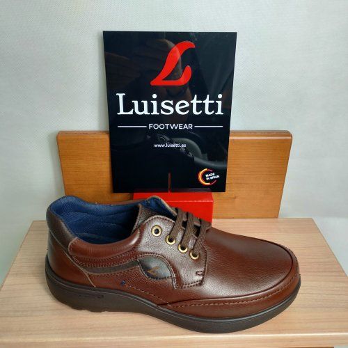 Luisetti 31011 – Zapato confort de piel con cordones color coñac Hecho en España | VickyZapatos Luisetti 31011 – Zapato confort de piel con cordones color coñac Hecho en España | VickyZapatos