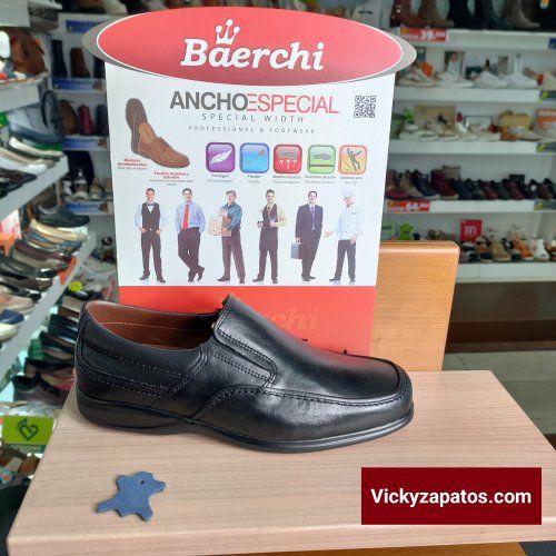 Zapato Mocasín Profesional de Hombre Todo en Piel Made in Spain BAERCHI 1931 Zapato Mocasín Profesional de Hombre Todo en Piel Made in Spain BAERCHI 1931