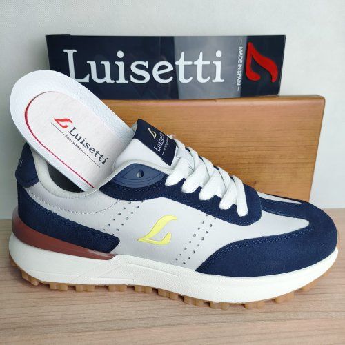 Deportivo Casual en Piel LUISETTÍ 38800 con Cordón Hecho en España Deportivo Casual en Piel LUISETTÍ 38800 con Cordón Hecho en España