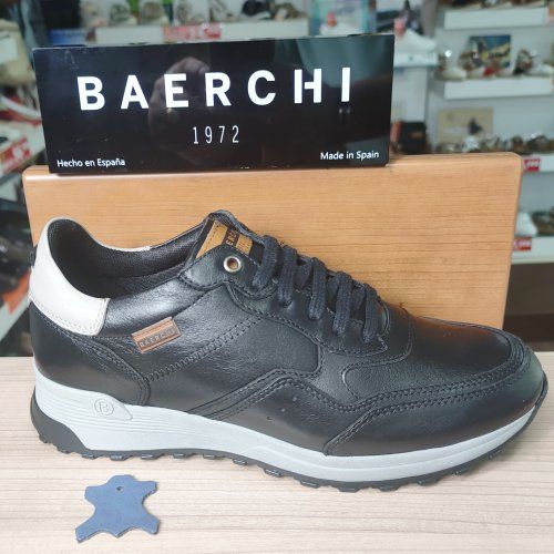 Zapato Deportivo Casual de Piel en Cuero y Negro BAERCHI 1309 PUMA | VICKYZAPATOS Zapato Deportivo Casual de Piel en Cuero y Negro BAERCHI 1309 PUMA | VICKYZAPATOS