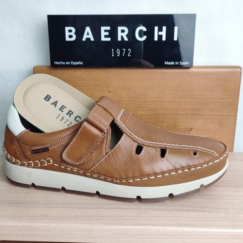 Sandalia Confort de Piel con Velcro BAERCHI 2703 – Plantilla Extraíble | Hechos en España Sandalia Confort de Piel con Velcro BAERCHI 2703 – Plantilla Extraíble | Hechos en España