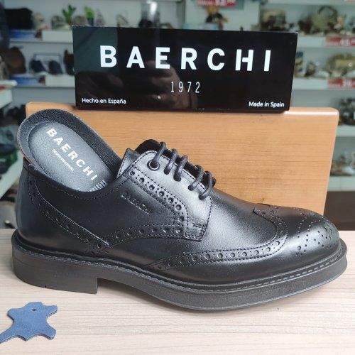 Zapato Confort de Piel Picado en Marrón y Negro BAERCHI 1162 DACIA | Vickyzapatos Zapato Confort de Piel Picado en Marrón y Negro BAERCHI 1162 DACIA | Vickyzapatos